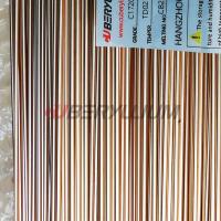 China Beryllium Copper Rod 17200 Grade 312 Dia. Sample Order 1 Piece on sale