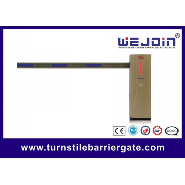 Non Spring Parking Barrier Gate 8000 Times/ 24 Hours Traffic Flow Application
