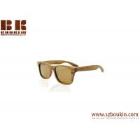 100% wooden sunglasses wholesale, bamboo wood polarized sunglasses UV400