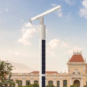 China Robotic Self Cleaning Led Intelligent Street Light High Power Pole Lithium Battery supplier