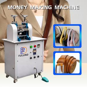 Leather belt embossing roller machine for men women and dog collar