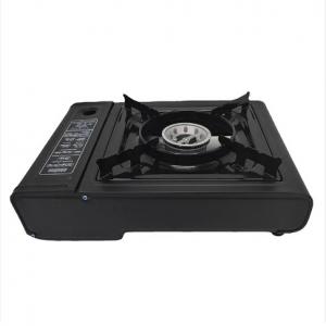 Black Outdoor Portable Gas Cooker Single Burner Propane Camp Stove