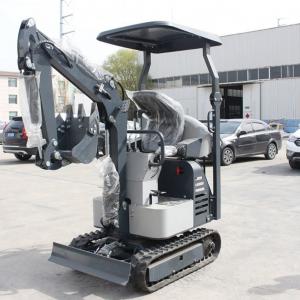China Diesel Engine Powered Mini Crawler Excavator 1000Kg Internal Combustion Drive supplier