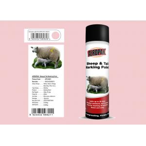 China Light Pink Color Animal Marking Paint Spray For Cattle 8 - 15 Min Tack - Free supplier