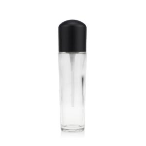 Pump Sprayer Liquid Foundation Glass Bottle Long Shape 55ml