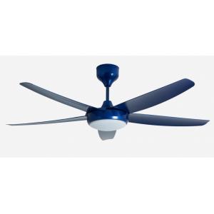 Blue 56 Inch Modern DC Motor Ceiling Fan remote control With Light