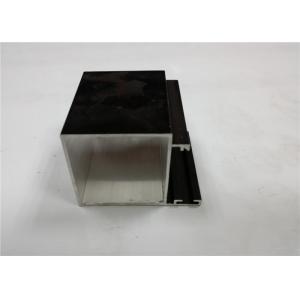 China Building Black Cabinet Door Profiles Aluminum Structural Shapes Maximum 6.8 Meters supplier