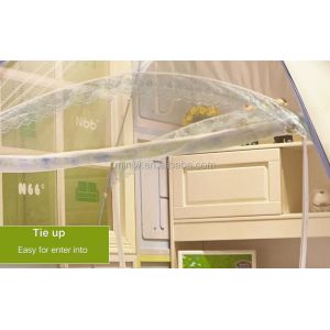 China Pop-up Mosquito Net Tent for Beds Anti Mosquito Bites Folding Design with Net Bottom for Adults Trip wholesale