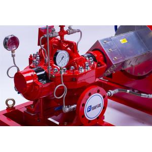 Single Stage Split Case Horizontal Fire Pump Set Driven by Diesel Engine  UL / FM Certified