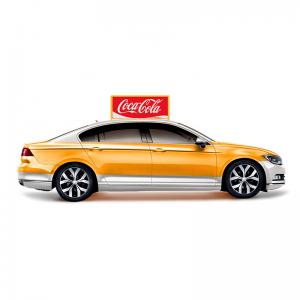 Pantalla Publicitaria Para Exteriores Car Roof Advertising Signs Double Side Taxi Top Led Display