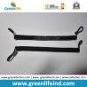 China Custom Attachments Solid Black PU Covered Extendable Plastic Spiral Safety Lanyard wholesale