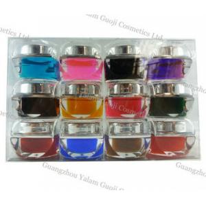 China UV Gel Nails Polish For Nail Art Printer With 15g / Bottle, color UV gel, Glitter UV gel supplier