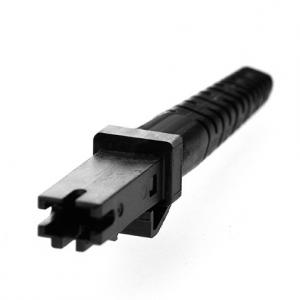 China Black Plastic Fiber Optic Cable Connectors , Mtrj Fiber Connector Long Life Span supplier