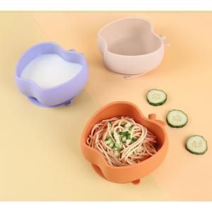 China Non Toxic Food Grade Silicone Baby Food Bowl Children'S Suction Cup Silicone Bowl Exercises Baby'S Eating Ability supplier