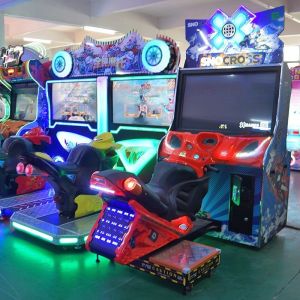 China Customizable Motorcycle Game Simulator Environment Friendly For Amusement wholesale