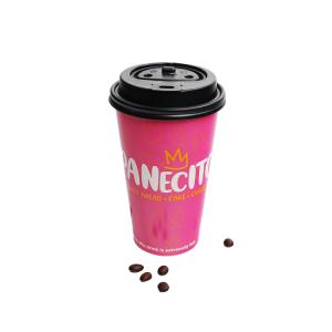 China Customized logo disposable double-layer hot drink coffee cup with water-based coating and lid wholesale