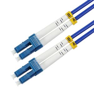 China LCからLCデュプレックスマルチモードファイバーパッチケーブル - データセンター,LAN,高速ネットワークのためのOM3 50/125μmジャンパーコード wholesale