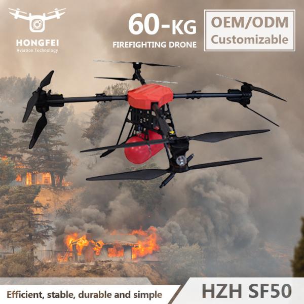 Professional Firefighting Drone Factory Long Range Remote Control Airplane 30kg Heavy Lifting Industrial Uav Drone