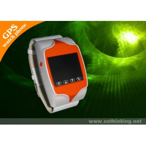 China Double Clock Display Wrist Watch GPS Tracker With Power On / Off Button / S0S Button supplier