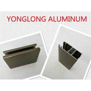 China Electrophoresis Matte Or Flat Bronze Aluminum Window Profiles Length Shape Customized supplier