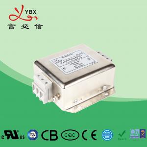 China Yanbixin Military Single Phase RFI Filter / 35D6 20A 120 250VAC AC RFI Filter supplier
