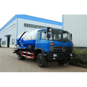 China 10 Ton Suction Sewage Truck Dongfeng 170hp 10m3 Vacuum Sewer Suction Tanker supplier