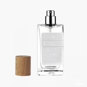 30ml 50ml Fancy Perfume Glass Bottle 1oz French Square Perfume Mouth Spray Bottle