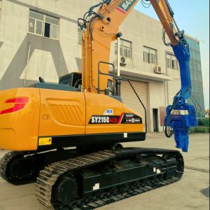 China 小型掘削機用コンパクトシートパイルドライバー | 簡単な取り付け | マルチパイル互換性 | 狭いスペースに最適 wholesale