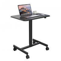 China Y Mail Packing Brown Wood Gaming Work Desk Ergonomic Stand Up Desk for Home Office on sale