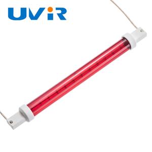 China Инфракрасная нагревательная лампа коротковолнового диапазона Ruby Quartz SK15T, цоколь supplier