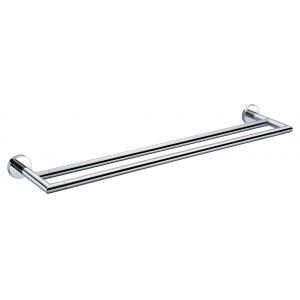 Wall Mounted Towel Shelf Bathroom Hardware Sets / Stainless Steel Bathroom Hardware Collections