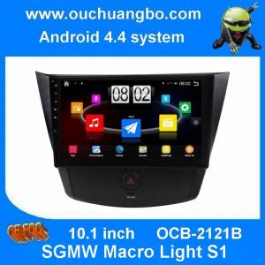 China Ouchuangbo car pc auto dvd navigation android 4.4 SGMW Macro Light S1 support bluetooth usb radio stereo system supplier