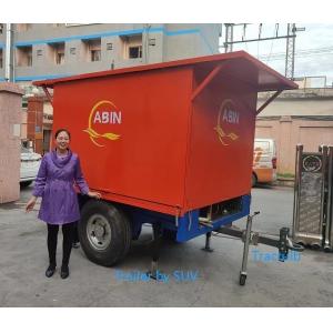                  Solar Panel Mobile Reverse Osmosis Trailer Mobile Demineralizer Trailer Reverse Osmosis Trailer for Sale             