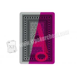 China Poker Games Invisible Royal Plastic Playing Cards / Cheating Poker Cards supplier