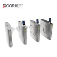 China 3 Ways 600mm Automatic Flap Barrier Turnstile Gate With Face Recognition Terminal on sale