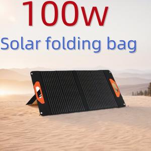 Mobile 100W Portable Solar Panels Sustainable Energy Solution