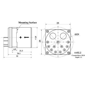 China Accelerometer Sensor For Uav And Inertial Measurement Unit with Scale Factor 1.2-1.6mA/G Threshold 5μG and wholesale