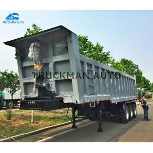 China High Capacity Dump Semi Trailer 3 Axles 60 Tons  For Construction And Mining Site supplier