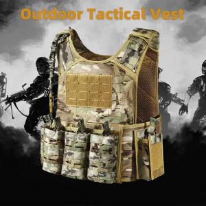 Outdoor sports training, Multifunctional Nylon Waterproof Tactical Vest Apron Anti-Cut Tactical Vest Easy To Carry