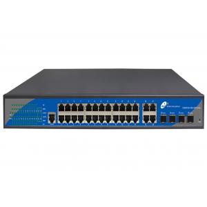 Layer 2+ Managed Gigabit Ethernet Switch with 4G SFP Slots And 24GE RJ45 Ports