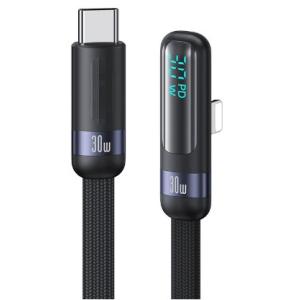 China 100W PD デジタルディスプレイ付き Type-C ケーブル 編組線 1m 長さ カスタマイズ OEM サポート 急速充電 King wholesale