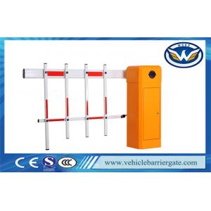 China AC Motor Fence Arm Gate Barrier Automatic Car Park Barrier with Fence Boom supplier