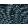 China 6 Gauge, 2-inch x 6 inches,1.8 m x 2.4 m, Three peaks curved welded wire mesh fence panel wholesale