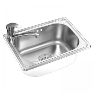 Fregadero de cocina de acero inoxidable de Undermount 465x344m m con desbordamiento