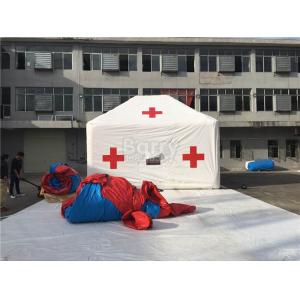 Promotion White Red Cross Outdoor Medical Inflatable Tent With Logo Printing