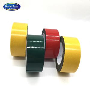 China El doble negro de la espuma del PE echó a un lado la cinta adhesiva 1m m 2m m 3m m en pegamento solvente supplier