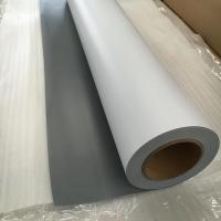 China Printing Materials Matte Grey Back PET Film 330G for X Stand for Roll up Displays used indoor on sale