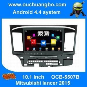 China Sistema do androide 4,4 do dvd dos meios do carro de Ouchuangbo para o lanceiro 2015 de Mitsubishi com núcleo 16G HD 1024*600 do quadrilátero supplier