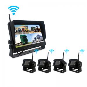 China IP67 4CH Wireless Backup Camera System For Trucks RV Trailer ISO And Android supplier