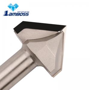 Top Grade Pcd Diamond V Profile Router Bits For Woodworking Furniture Cabinet